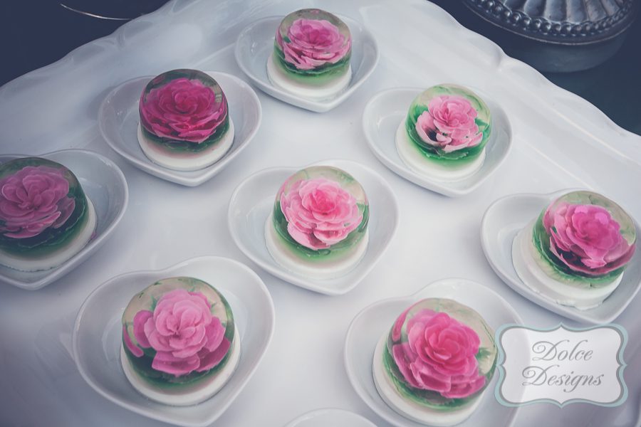 romantic wedding dessert table 