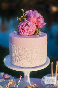 lace wedding cake austin