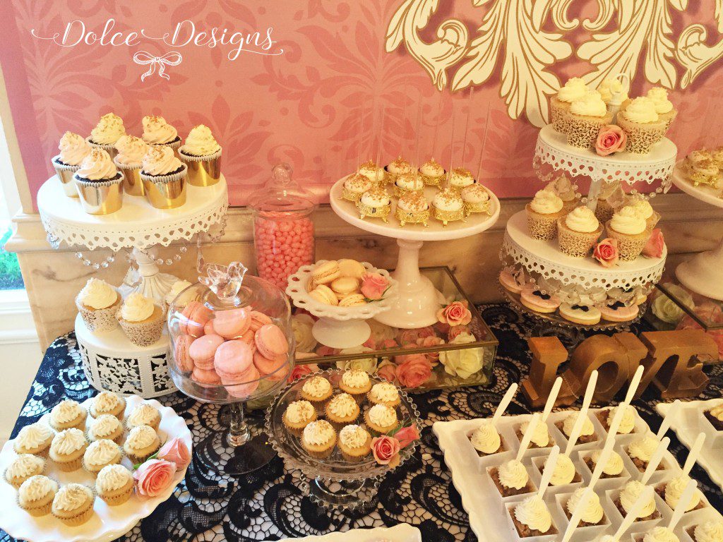 french style dessert table